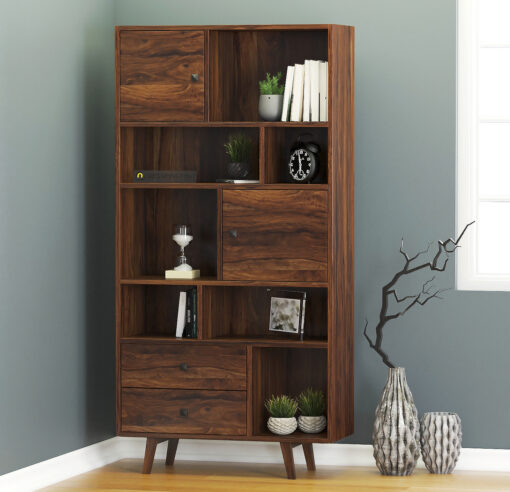 Estelle Solid Wood Storage Cabinet - Decornation