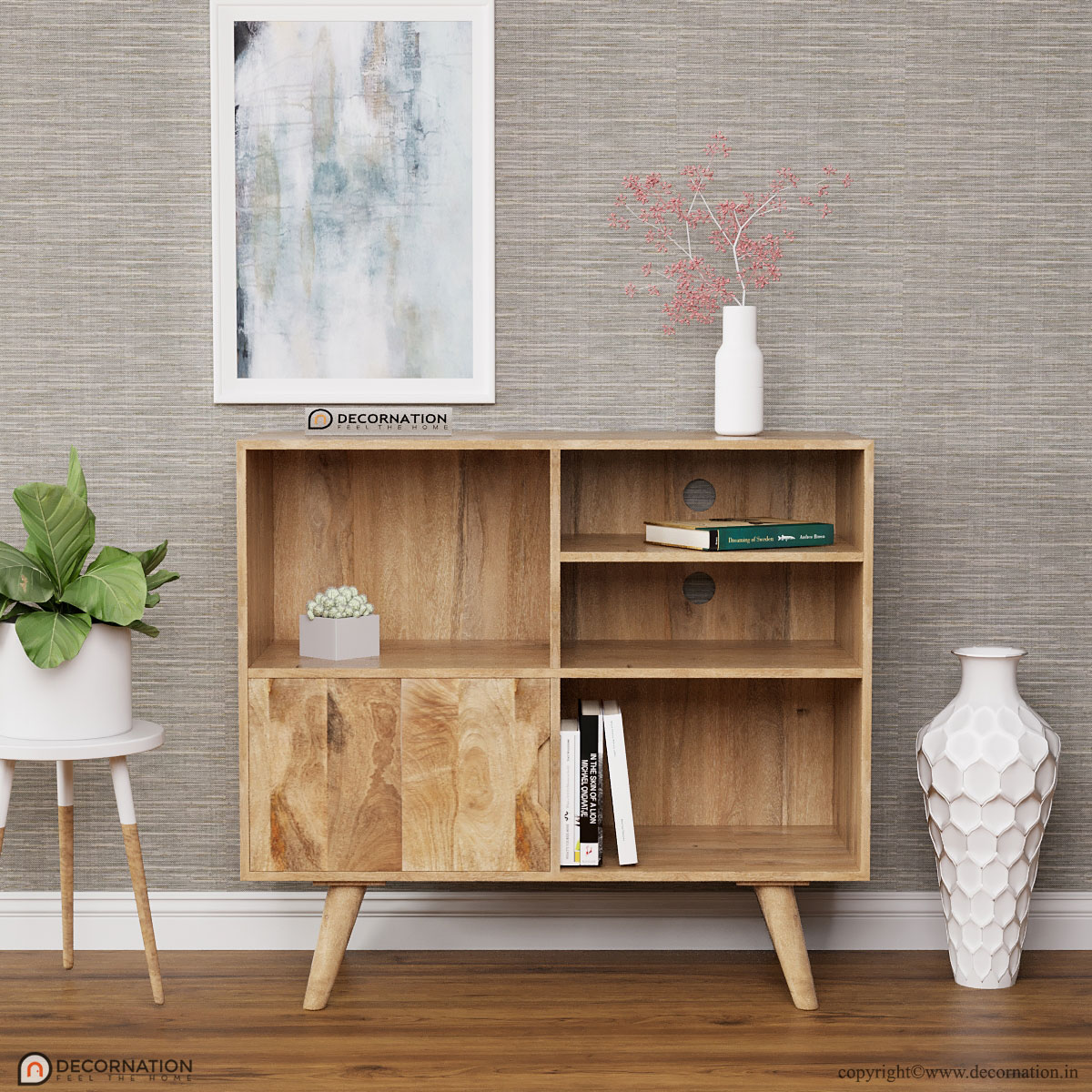 Denver Wooden Media Unit – Large
